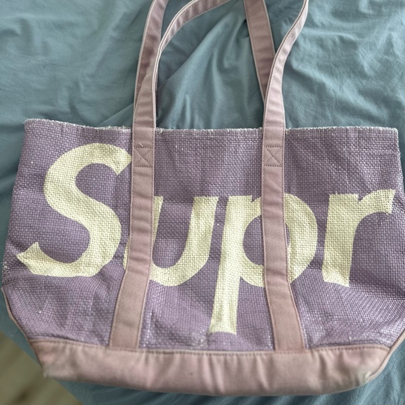 Supreme Light Pink Tote Bag - Picture 8 of 13
